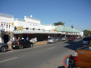 Hatsens used to be one of the main grocery in town, but now houses several small shops.