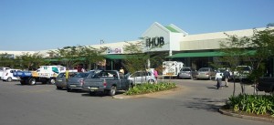 The second mall in Swaziland is the Hub, across the street from the old Swaziland Warehouse.  Pick N Pay is where we do most of our shopping.  There is also a branch post office in this mall.